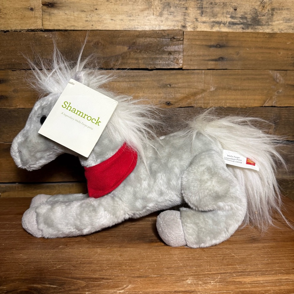 Wells Fargo Legendary Plush Pony‎ - Shamrock 2013 - Dapple Grey Horse